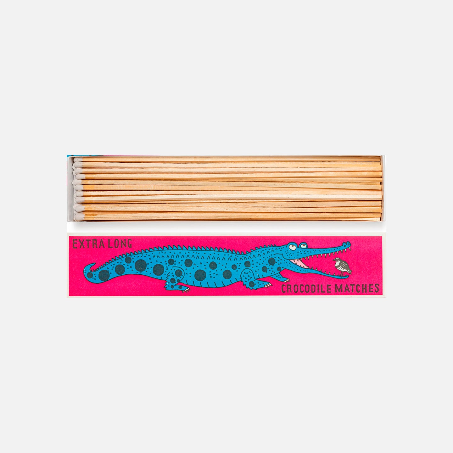 Caja alargada de cerillas Crocodile Matches