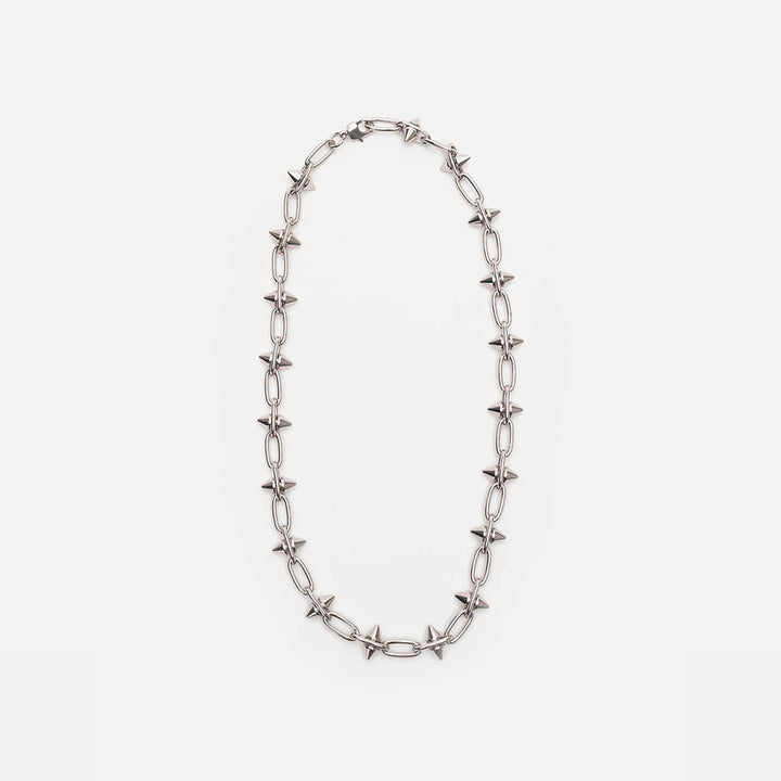 Collar spike plata