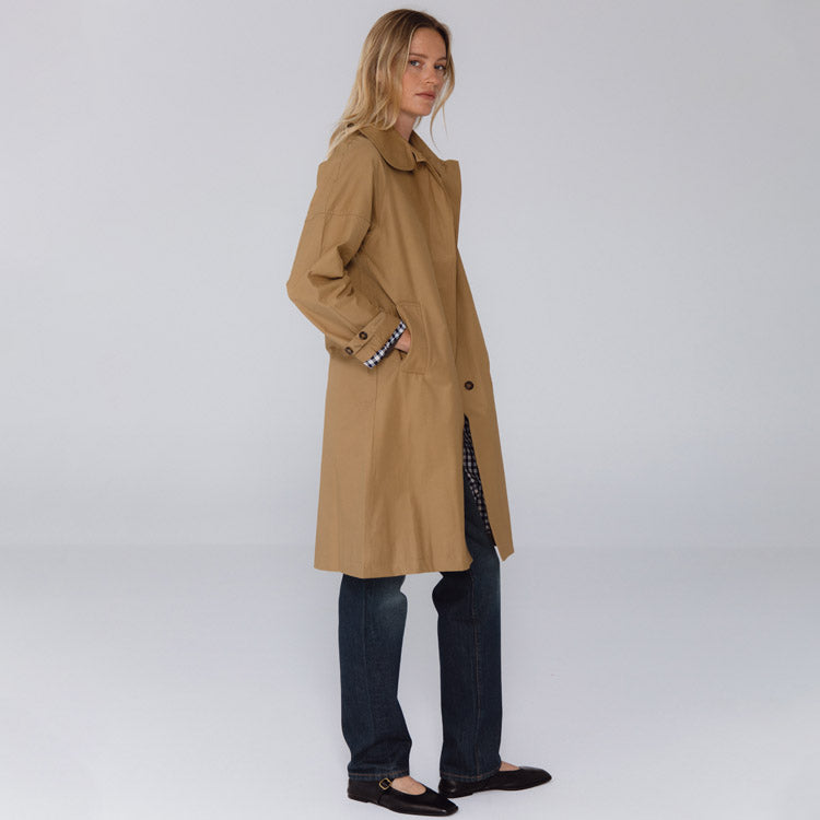 Gabardina Camel